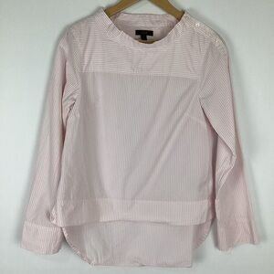 J. Crew Funnelneck Striped Top Size 4